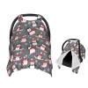 Muishi Funny Penguins Skiing Baby Car Seat Canopy Nursing Cover for Newborn Car Seat Breastfeeding Covers Blanket Newborn Shower Gift view 1