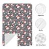 Muishi Funny Penguins Skiing Baby Car Seat Canopy Nursing Cover for Newborn Car Seat Breastfeeding Covers Blanket Newborn Shower Gift view 3