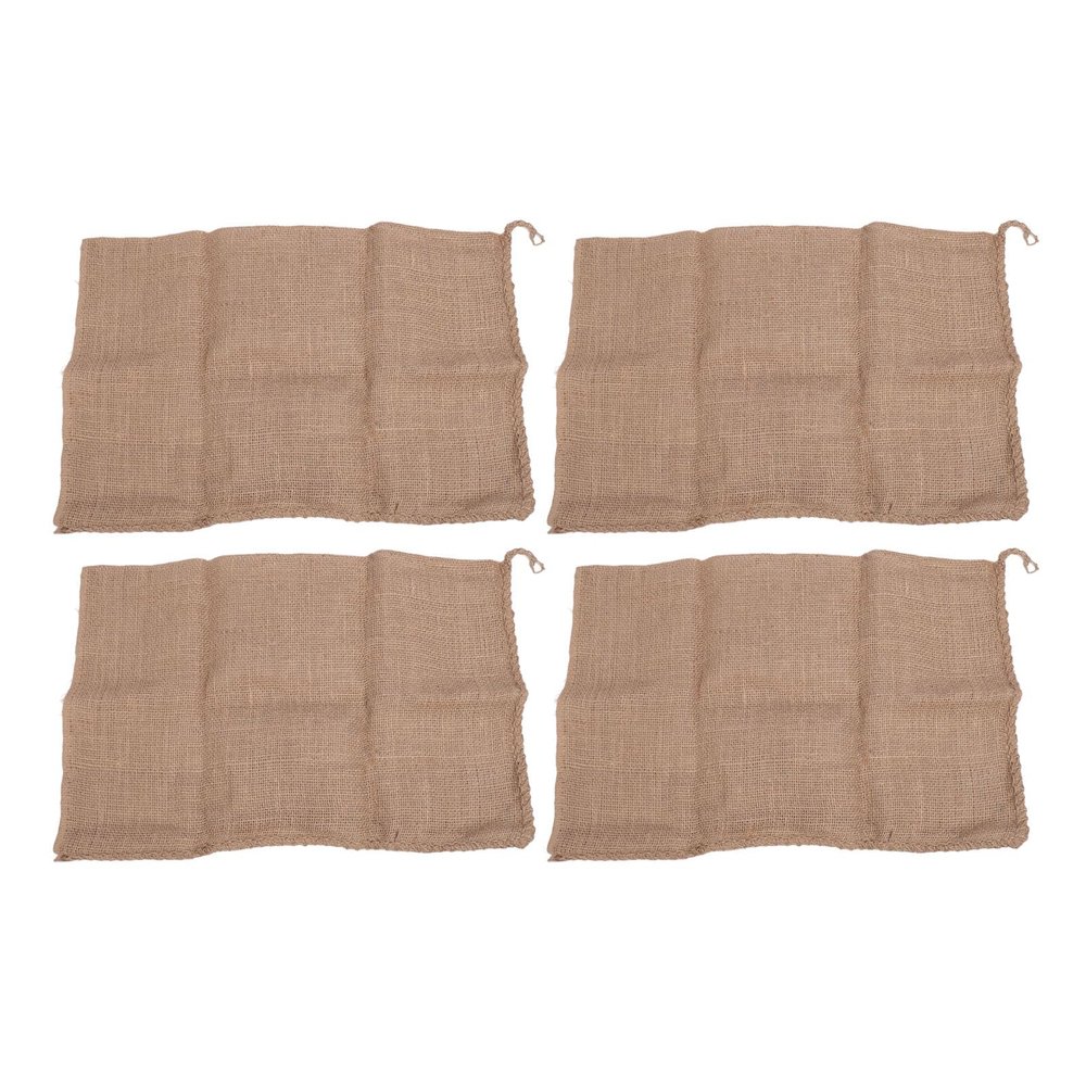 Pengcadent Burlap Potato Sack Race Bags, 4pcs Reusable Potato Sack Bags for Outdoor Playground Games, Holiday Egg Hunt, Backyard Parties, Family Gatherings, Burlap Material with 40 x 60