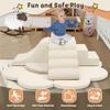 ESPIDOO Soft Foam Climber Set for Toddlers: 6-Piece Baby Climbing Blocks with Slide & Steps - High-Density Sponge Play Structures for Indoor Motor Skills Development & Safe Crawling Activity view 4