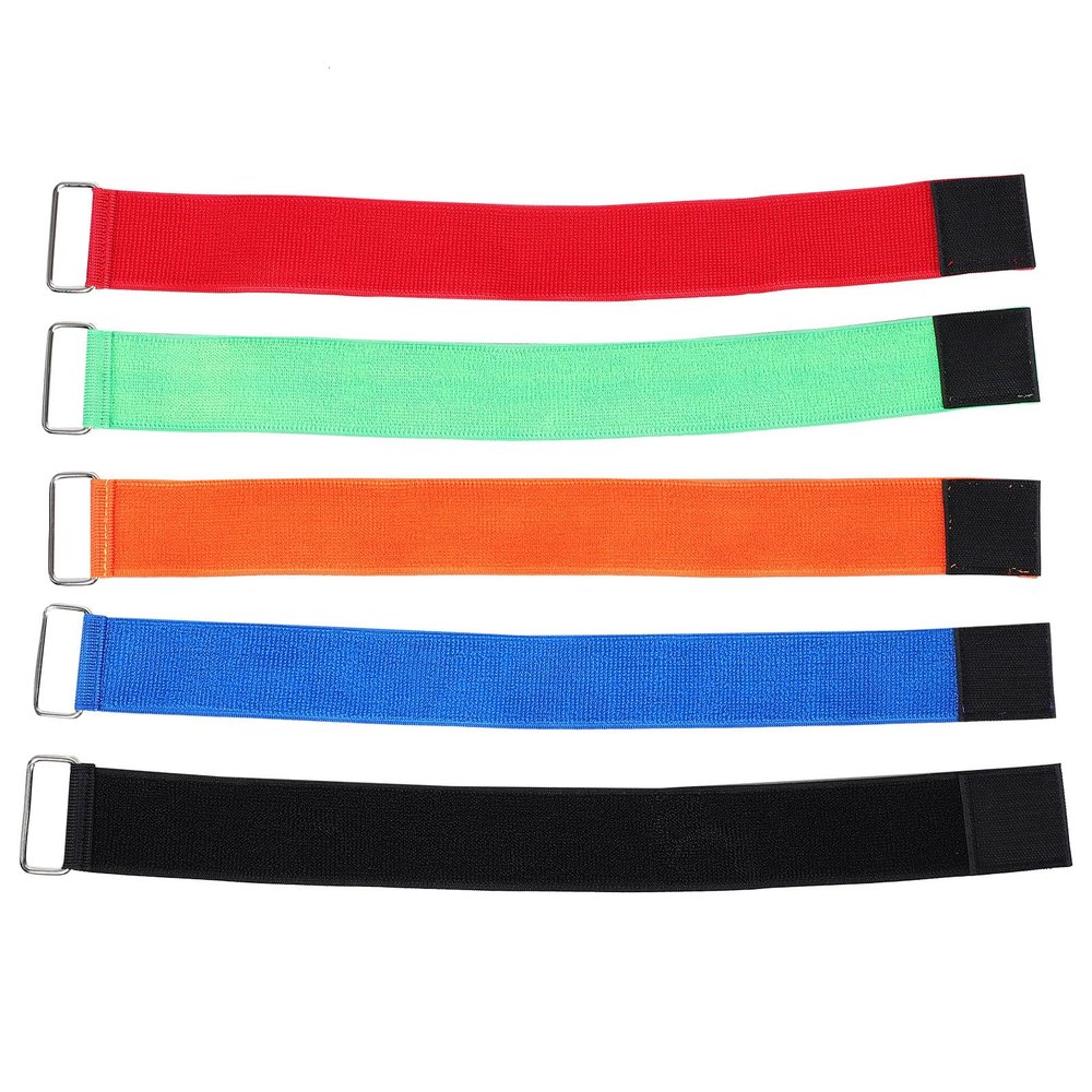 BESPORTBLE 5pcs 3 Legged Elastic Race Bands Colorful Rope Back to School Game Supplies for Kids Adults Birthday Team Building Carnival Outdoor Party Field Day Family