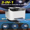 2025 New Automatic Card Shuffler and Dealer,3-in-1 Card Shuffler Machine with 4 Drawing Remotes&Bag&Poker,2 Decks Support 12 Players,360/180 Deal,Rechargeable,for UNO,Phase 10,Skip-Bo,Texas Hold'em view 2