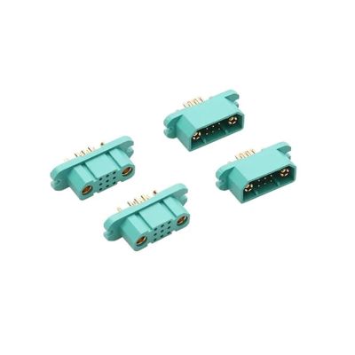 2Pairs Plug Male Female 9+2 MPX Connector VTOL Pro JX4 JX6 JX8 JX9 JX18 MX-10 for RC UAV Fixed Wing Aircraft(2pairs JX9)