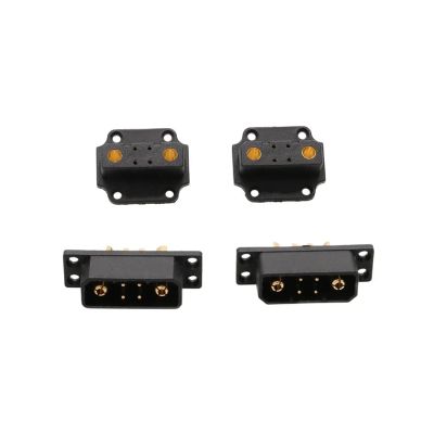 2Pairs Plug Male Female 9+2 MPX Connector VTOL Pro JX4 JX6 JX8 JX9 JX18 MX-10 for RC UAV Fixed Wing Aircraft(2pairs JX4)