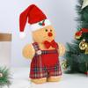 2PCS Gingerbread Man and Women Cute Christmas Plush Toys for Xmas Tree Topper Xmas Party Tabletop Decor. view 3