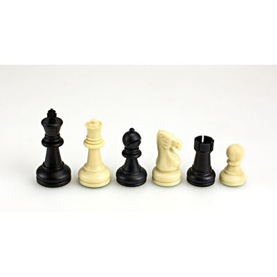 3.75 in. King Single Weighted Chess Pieces Plastic