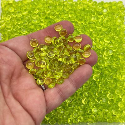 Chartreuse Green Fishbowl Slushie Beads for Crunchy Slime and Crafting rdnqu (Bag: 100 Grams / 3 1/2 Ounces)