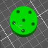 3DEXL Wheel Hexes for Tamiya Clod Buster Wheel Hub adapters for Axial Wraith/TXT Tires (12mm) Clodbuster view 4