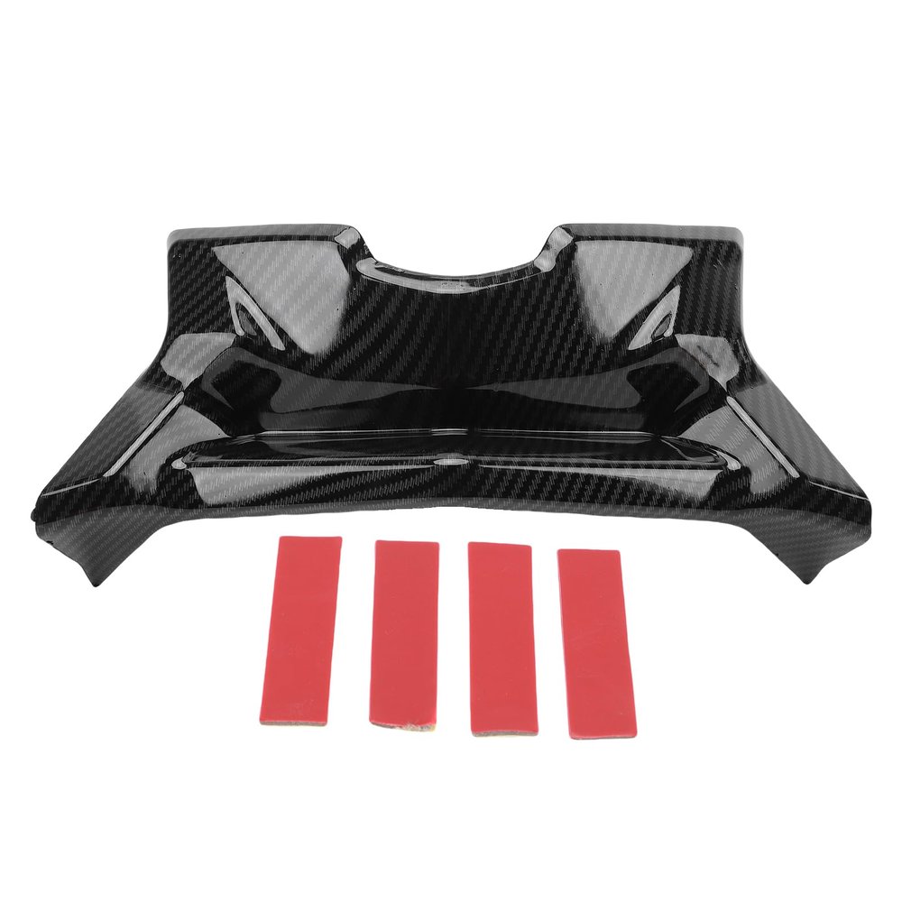 Akozon Front Fairing Spoiler Winglet Carbon Fiber Style Protection from Elements for NMAX155 2025 Riders
