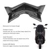 Akozon Front Fairing Spoiler Winglet Carbon Fiber Style Protection from Elements for NMAX155 2025 Riders view 3