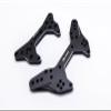 Cobra Racing CR Shock Towers (F+R)  Fits Felony/Infraction/Limitless 1/7 - Black view 1