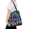 Premium Tote Bag with Reinforced Stitching - Glow Finger Puppets Theme view 4