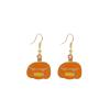 4 * 2.1cm Halloween Pumpkin Party Simple Earrings,orange,4 * 2.1cm view 1