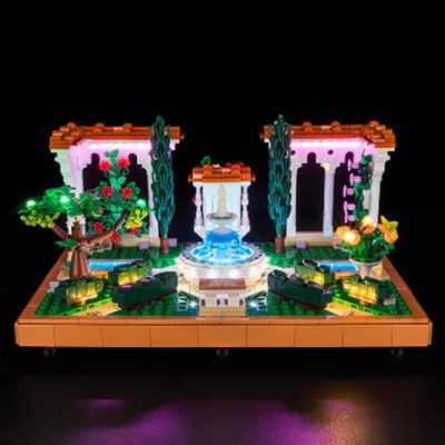LED Lighting Kit Compatible with Lego10359 Spanish Fountain Garden Series LED Light Set (Model Kit Not Included - Lighting Components Only) (Classic Edition)