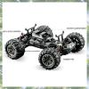 AQWBTYD Rc Car Bumper Compatible with XLH for Xinlehong for Hosim 9145 1/20 RC Car Monster Truck Spare Parts Accessories Rc Crawler Front Bumper 45-SJ04 view 3