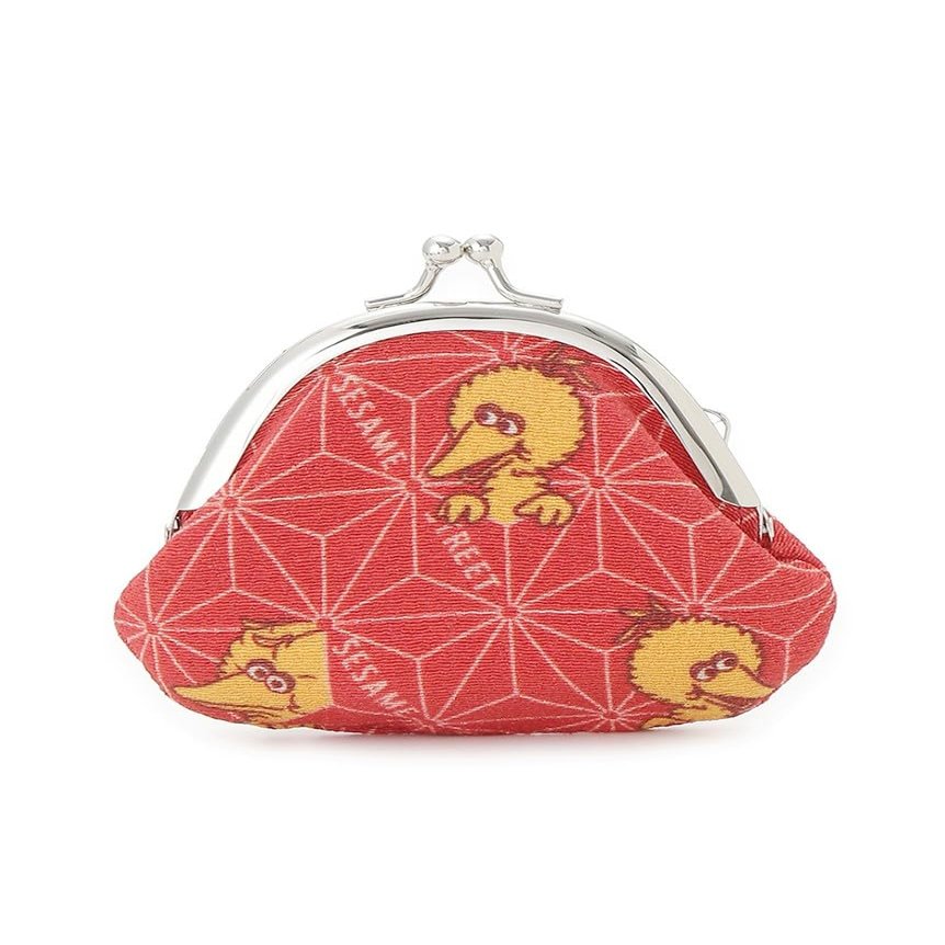 HELLO Japanese Kanagchi Pouch, red, F