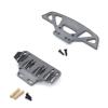 For Wltoys For MINI-Q 284131 K969 K979 K989 K999 P929 RC01 1/28 RC Car Metal Front Rear Bumper Upgrade Parts Accessories Bumper Parts(Gray) view 1