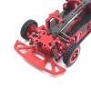 AQWBTYD Rc Car Bumper Compatible with WLtoys 284131 K969 K979 K989 K999 P929 P939 RC01 for MINI-Q for MINI-Z Q8 Q9 1/28 RC Car Parts Metal Upgrade Front Bumper(Yellow) view 3