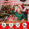 200PCS Large Christmas Magnetic Building Blocks, Xmas Magnets Cubes Set Gift for Kids Boys Girls Christmas Birthday Gifts, STEM Montessori Sensory Building Toys for Preschool Learning Activities view 2