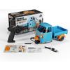 1/10 Scale RC Three-Wheeler Truck, 2.4G Full-Proportional RC Car Tricycle with Realistic Reverse Sound, Synchronized Lights and Adjustable Gears, Blue (RTR Version) view 2