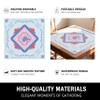 2025 New Mahjong Mat-31.5 "x31.5 Rubber Anti Slip and Noise reducing Game Mat with Storage Bag, Suitable for Mahjong, Poker, Chess, and DominosGreen view 2