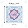 2025 New Mahjong Mat-31.5 "x31.5 Rubber Anti Slip and Noise reducing Game Mat with Storage Bag, Suitable for Mahjong, Poker, Chess, and DominosGreen view 3