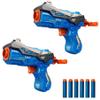 KOKEBUKA 2 Pack Foam Blaster Toy Guns for Kids - Small Handheld Blasting Set with 6 Soft EVA Darts - Easy Load & Fire Shooting Game for Boys Girls Age 6+, Backyard Party Favors & Gifts view 1