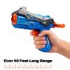 KOKEBUKA 2 Pack Foam Blaster Toy Guns for Kids - Small Handheld Blasting Set with 6 Soft EVA Darts - Easy Load & Fire Shooting Game for Boys Girls Age 6+, Backyard Party Favors & Gifts view 3