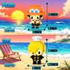 10 Straw Hat Crew Pirate Figures Building Blocks Kit Set, the Going Merry Ship Characters Micro Brick Headz, Adventurer Piece One Animes Toy Merch, Decor Ideal Valentine's Day Gift for Fans, Teen14+ view 4