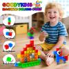 Goody King 56pcs Magnetic Blocks with Toy Eyes,1in Large Magnetic Building Blocks For Toddlers,STEM Montessori Sensory Preschool Educational Toys For Boys And Girls Aged 3+Christmas,And Birthday Gifts view 2