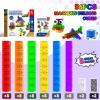 Goody King 56pcs Magnetic Blocks with Toy Eyes,1in Large Magnetic Building Blocks For Toddlers,STEM Montessori Sensory Preschool Educational Toys For Boys And Girls Aged 3+Christmas,And Birthday Gifts view 3