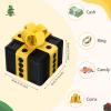 Leinuosen 3 Pack Annoying Nesting Gift Box with Screws, 3D Funny Prank Gift Box, Novelty Hilarious Money Card Container for Christmas Birthday Wrapping (Orange Green,Green Gold,Black Gold) view 4