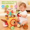 Baby Toys 6-12 Months, Surprise Honey Pot with Sensory Stuffed Animals, Rattle, Crinkle, Mirror, Montessori Toys for Baby Toys 1 Year Old, Infant Toys Christmas Gifts Stocking Stuffers Birthday view 2