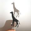 50-Piece Animal Shadow Puppet Theater Kit  Land, Ocean & Dinosaur Silhouette Felt Cutouts with Sticks  Educational Storytelling Toys for Kids, DIY Shadow Play & Classroom Activities view 2