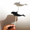 50-Piece Animal Shadow Puppet Theater Kit  Land, Ocean & Dinosaur Silhouette Felt Cutouts with Sticks  Educational Storytelling Toys for Kids, DIY Shadow Play & Classroom Activities view 4