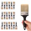 20 Pack 3 Inch Flat Paint Brushes, A Professional Range of Wall Paint Brushes for Your Home or DIY Paint,Furniture,Deck,and Wall Trim KUKLIPJIM view 1