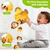 Baby Toys 6-12 Months - Soft Beehive Infant Toy with 5 Sensory Bees, Rattle, Crinkle, Squeaker, Mirror & Music, Montessori Toys for Babies 3 6 9 12 18 Months, Baby Boys Girls Christmas Birthday Gifts view 4