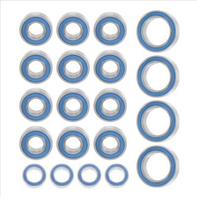 Compatible with Tamiya for TT-01 TT01E TT01D for TT02B 1/10 RC Car Upgrades Parts Accessories 20PCS Sealed Ball Bearing Kit RC Car Accessories