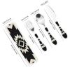 Southwest Pattern Portable And Lightweight Gourd Handle Knife Fork Spoon Three Piece Set view 2