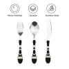 Southwest Pattern Portable And Lightweight Gourd Handle Knife Fork Spoon Three Piece Set view 3