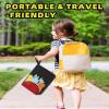 vhbw 4-Pocket Card Binder with 55 Removable Sleeves  Holds 440 Trading Cards, Zippered Carrying Case with Wrist Strap, Portable 3-Ring Holder Album for Standard TCG & Sports Cards view 4