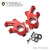 TREAL 7075 Aluminum Front Steering Knuckles for Traxxas FUNCO 8S VXL 1:6 Sand Car(Red) view 2