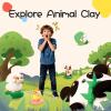Air Dry Clay Kit for Kids, Modeling Clay, 9 Animals Model Magic Clay with Sculpting Tools and Tutorials, Ultra Light Soft Clay Set, Arts Crafts Toy Gift, Christmas Birthday Party Favors for Boys Girls view 3