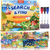 JoyCat Search and Find Activity Books, Preschool Learning Game Activities for Toddlers & Kids Ages 3-5, Travel Toys for Road Trip Car Airplane, Birthday Gifts for Girls and Boys 4-8