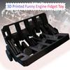 3D Printed Engine Fidget Toy, Mini V8 Engine Fidget with Hand Crank, Small Engine Model Desk Gadget, Mechanical Stress Relief Spinner for Office, Home, or Gift (Single Body) view 2