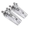 1Pair RC Boat Trim Tab Metal CNC Trim Flaps 60mmx30mm for RC Speed Boat Racing Oval Vee TRAXXAS Spartan SR DIY Upgrade Parts (Silver) view 1