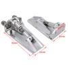 1Pair RC Boat Trim Tab Metal CNC Trim Flaps 60mmx30mm for RC Speed Boat Racing Oval Vee TRAXXAS Spartan SR DIY Upgrade Parts (Silver) view 2