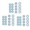 Compatible with Tamiya for TT-02 TT-02D 1/10 Remote Control Car Upgrades Parts Accessories 48PCS Sealed Ball Bearing Kit RC Car Accessories view 1
