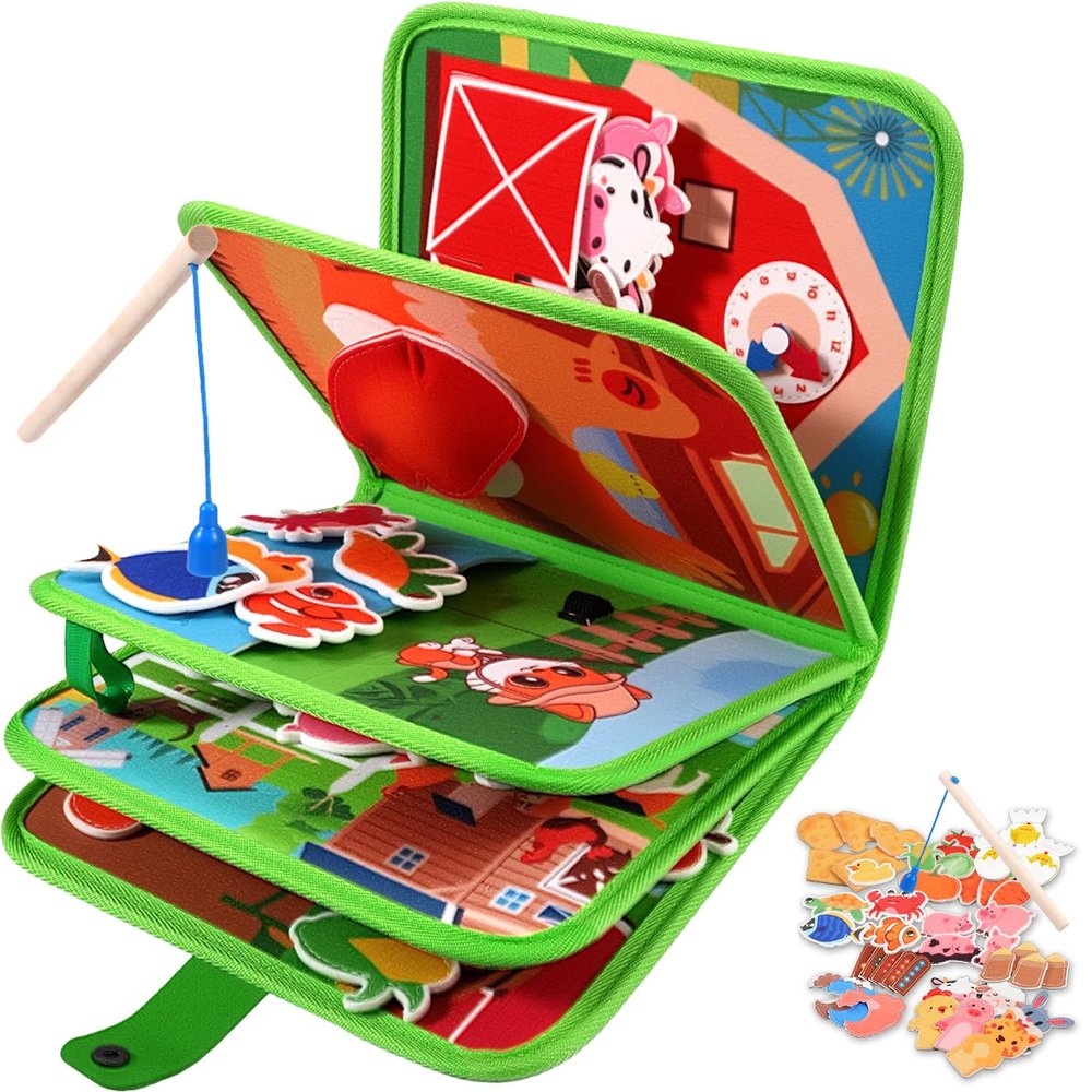 ZOOI Busy Board Busy Book Blue