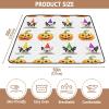 JUZIHAI Halloween Cute Dog Baby Play Mat for Floor 50'' x 50'', Soft Foldable Waterproof Crawling Playpen Mat with Non-Slip Bottom for Infants Toddlers Kids view 2